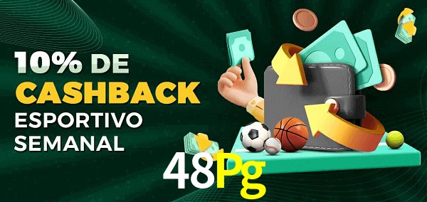 10% de bônus de cashback na 48Pg